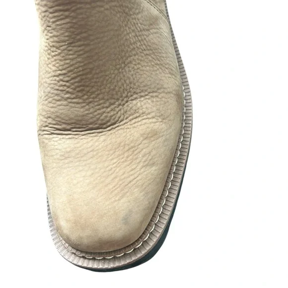 Sam Edelman Tan Ankle Boots with Elastic Panels - Picture 3 of 8